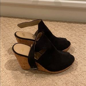 Johnston and Murphy Cork Wedge Sandal Size 8
